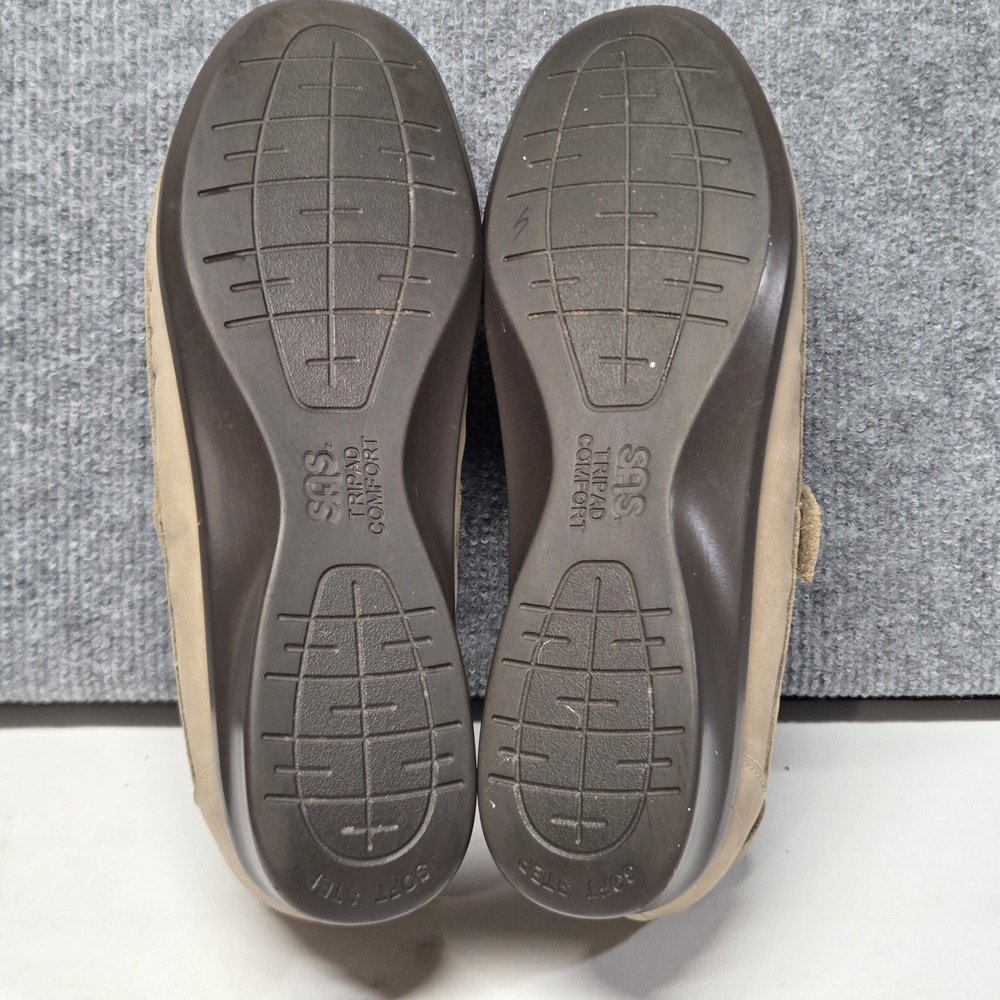 SAS Tripad Comfort Roamer Mary Jane Moc Loafer Shoes British Tan Suede Womens 11 - Picture 8 of 10